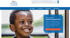 Desktop Screenshot of amerihealthcaritas.com